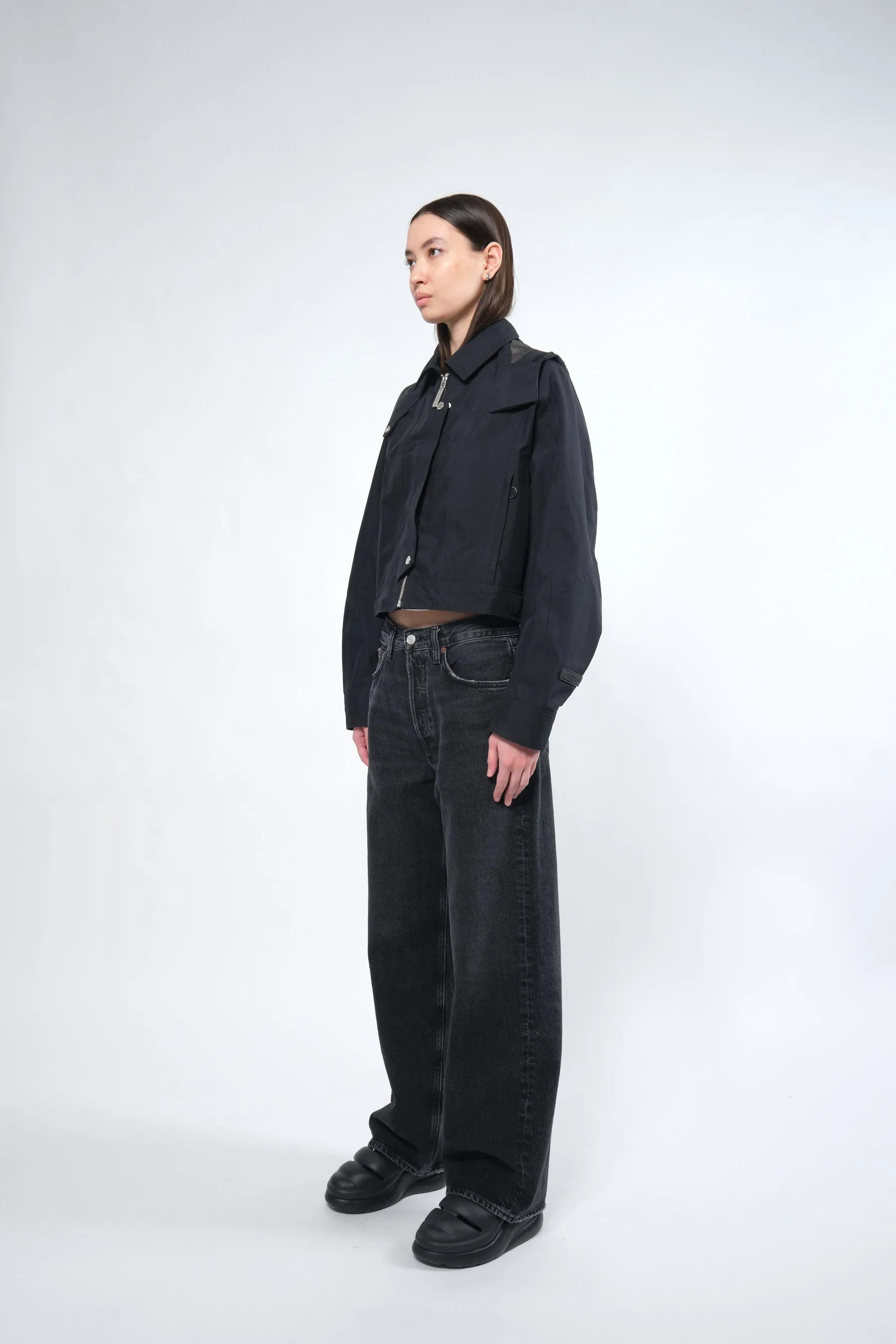 Waterproof Crop Rain Jacket