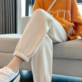 Women Warm Winter Pants Female Korean Style pants