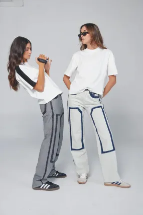 Zereno - Dual Reality JEANS: Blue Contrast Blue